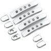 Chrome Door Handle Cover Set VW Golf MK4 or Bora With Holes - A5055422215094