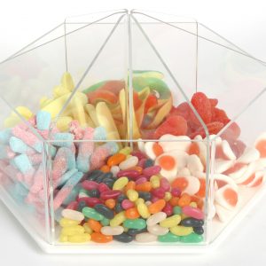 Pick & Mix Dispenser: Rotating. Clear Acrylic