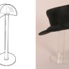 Hat Display Stand – Demountable: 600mm (H). Save 70%