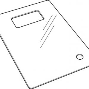 Garment Folding Template: 270mm (W) x 400mm (H)