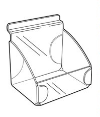 Slatwall Sundries Tray: 200mm (W) x 200mm (D)